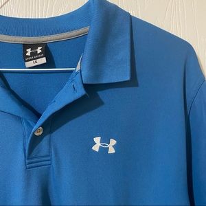 Blue Under Armor Polo